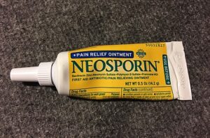 used tube of neosporin